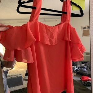 J crew off the shoulder shirt